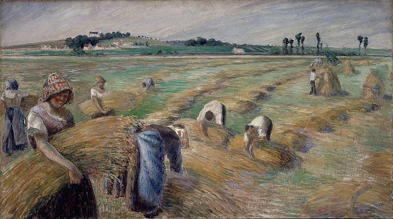 Camille Pissarro The Harvest oil painting image